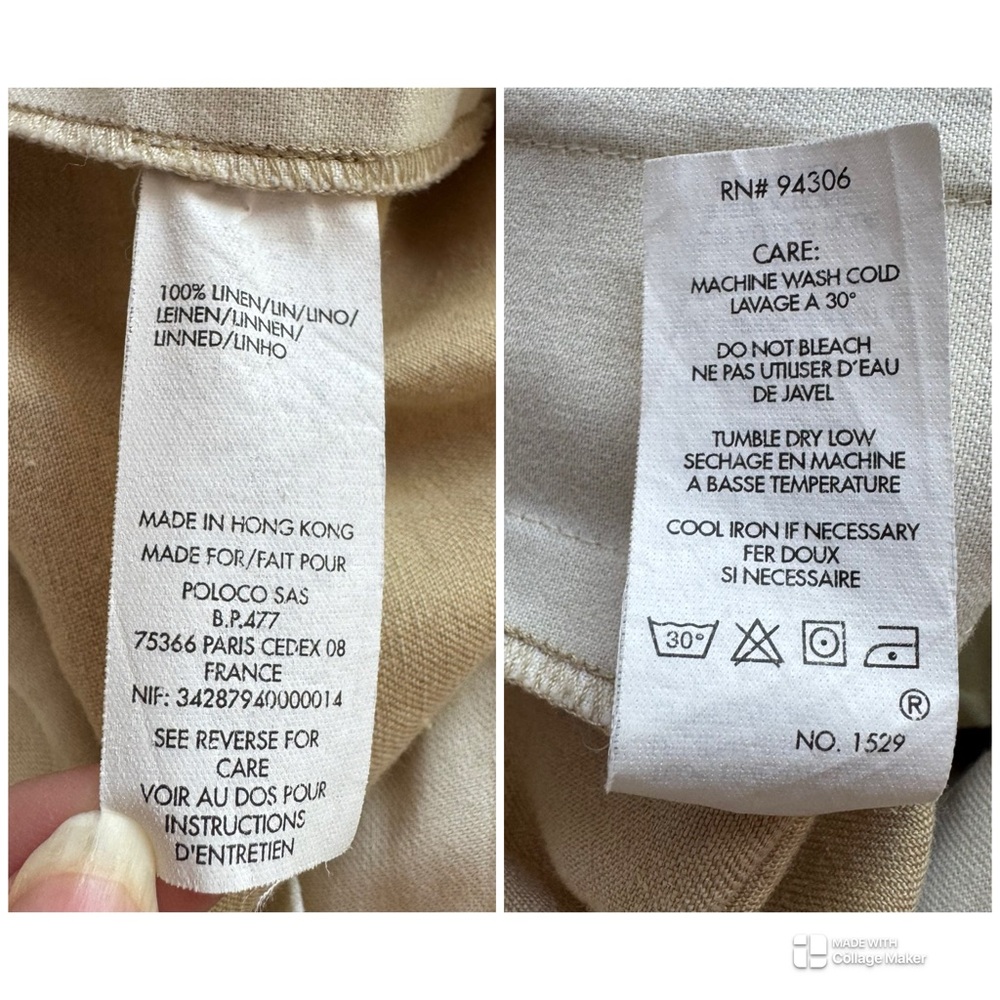 Vintage Double R RRL Ralph Lauren Linen Pants - Picture 4 of 16